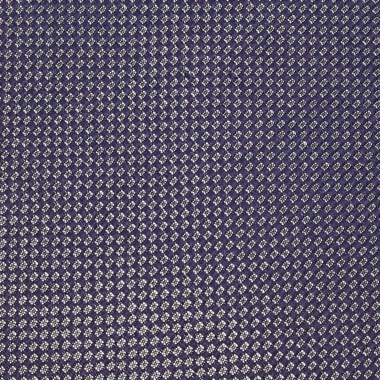 Pre Owned Boss By Hugo Boss Navy Blue Patterned Silk Skinny Tie