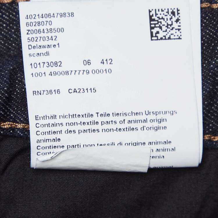 Pre Owned Boss By Hugo Boss Blue Denim Jeans S Waist 33"
