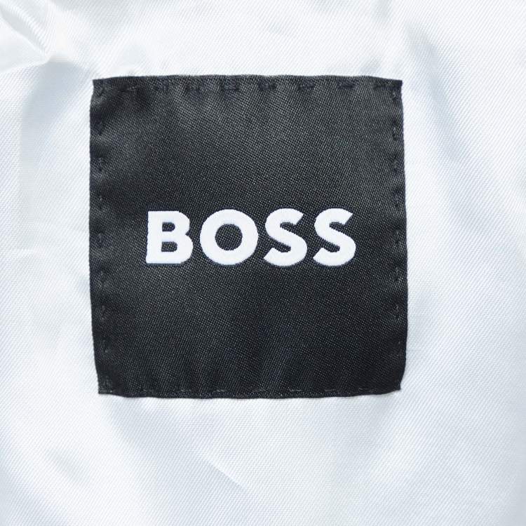 Pre Owned Boss By Hugo Boss Blue Wool Blend Single Breasted Blazer XXL