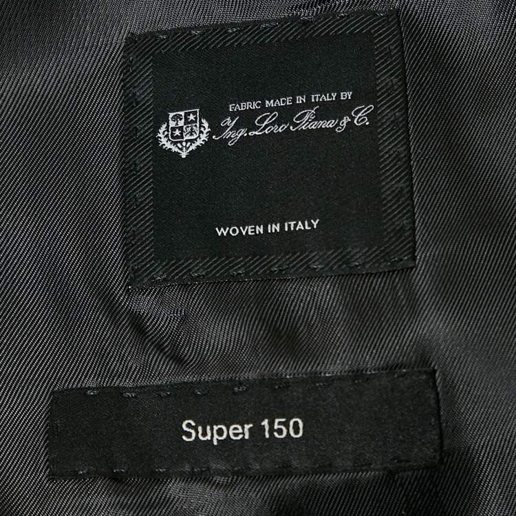مملوكة مسبقًا Boss By Hugo Boss Black Virgin Wool Single Breasted Super 150 Blazer XXL