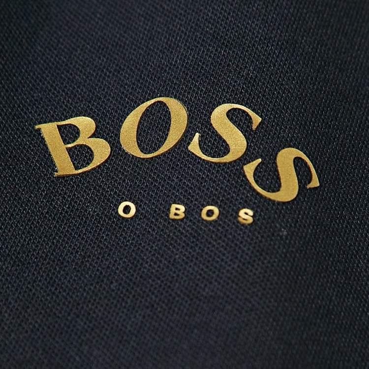 مملوكة مسبقًا Boss By Hugo Boss Navy Blue Pique Cotton Paul Curved Polo T-Shirt XXL