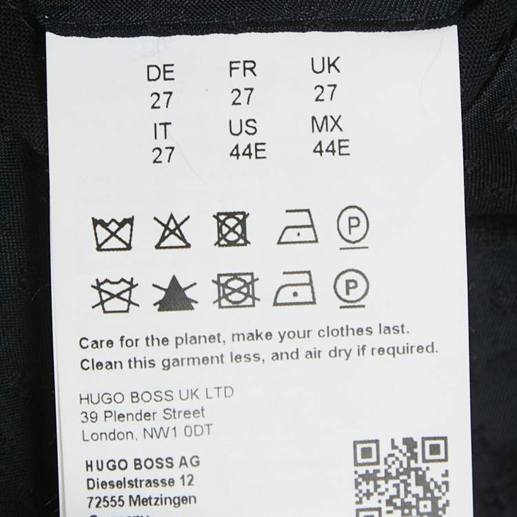 Pre Owned Boss By Hugo Boss Black Wool Single Breasted Blazer XXL
