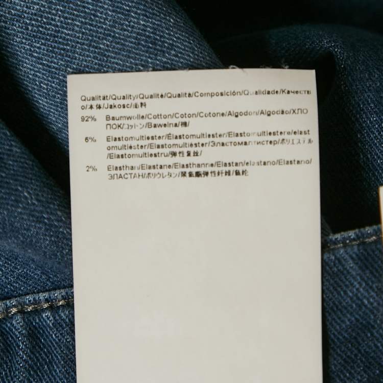 Pre Owned Boss By Hugo Boss Denim Blue Slim Fit Delaware Jeans S Waist 30"