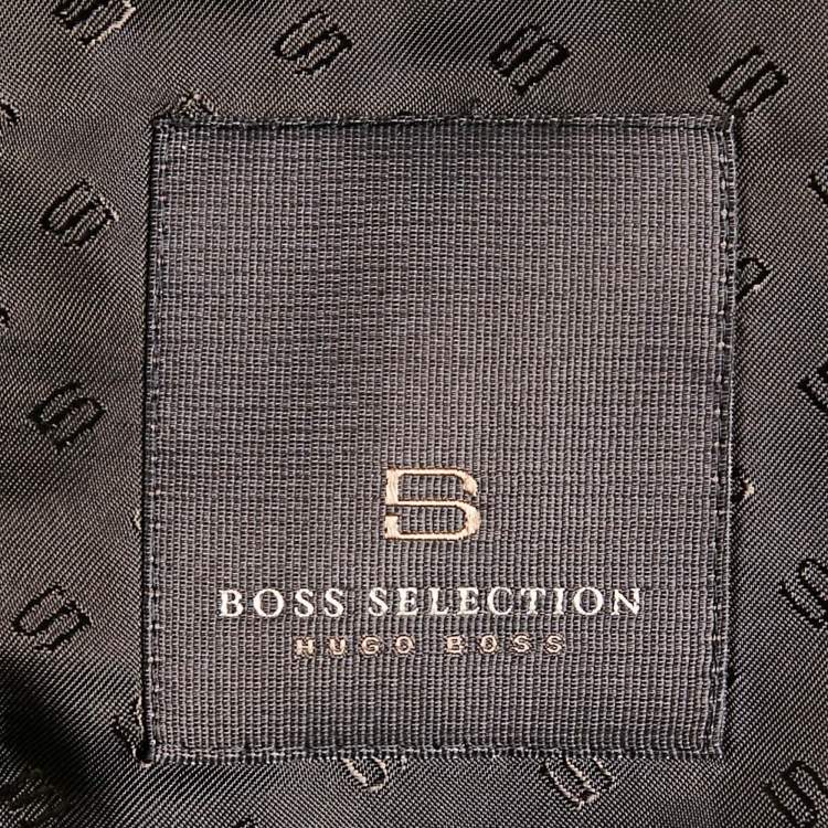 Pre Owned Boss By Hugo Boss Brown Wool Segal3 Pants Suit S
