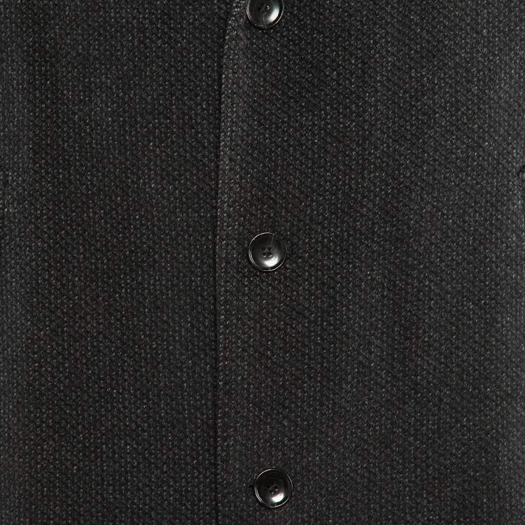 Pre Owned Boss By Hugo Boss Black Wool & Cashmere T-Lennard4 Jacket & Coat Set XXL
