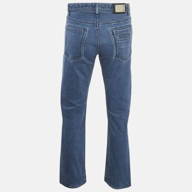 Pre Owned Boss  By Hugo Boss Blue Denim Straight Leg Jeans S Waist 31"