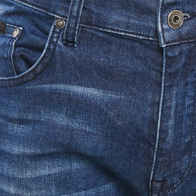 Pre Owned Boss By Hugo Boss Blue Denim Maine Regular Fit Jeans M Waist 32"