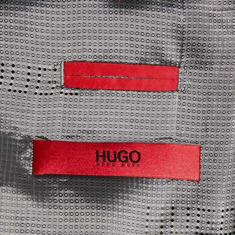 Pre Owned Boss By Hugo Boss Grey Wool Blend Aeron1/Hamen1 Blazer M