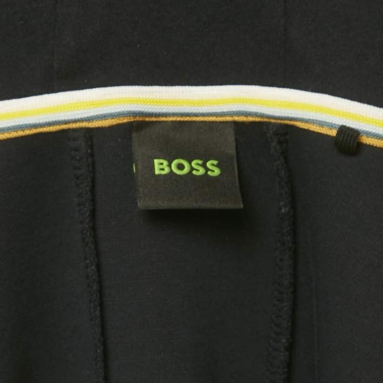 Pre Owned Boss By Hugo Boss Navy Blue Cotton Saggy 2 Hoodie S