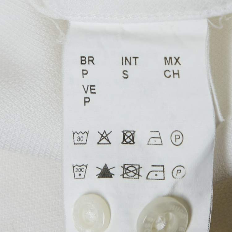 Pre Owned Boss Hugo Boss White Cotton C-Buster Shirt S