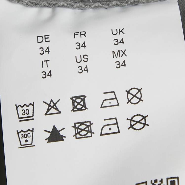 Pre Owned Boss By Hugo Boss Grey Cotton Slim Fit Shorts L