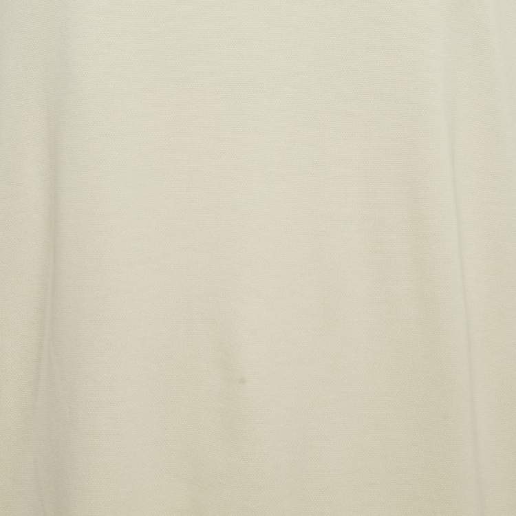 Pre Owned Boss By Hugo Boss Beige Lyocell & Cotton Thompson T-Shirt XL 