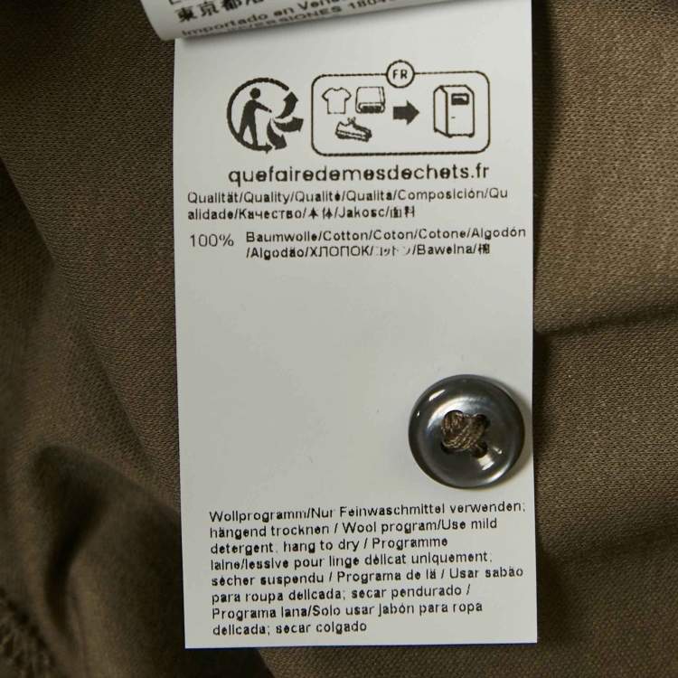 Pre Owned Boss By Hugo Boss Grey Jersey L-Perry Polo T-Shirt XXL