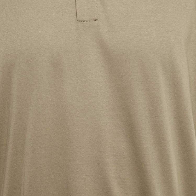 Pre Owned Boss By Hugo Boss Grey Jersey L-Perry Polo T-Shirt XXL