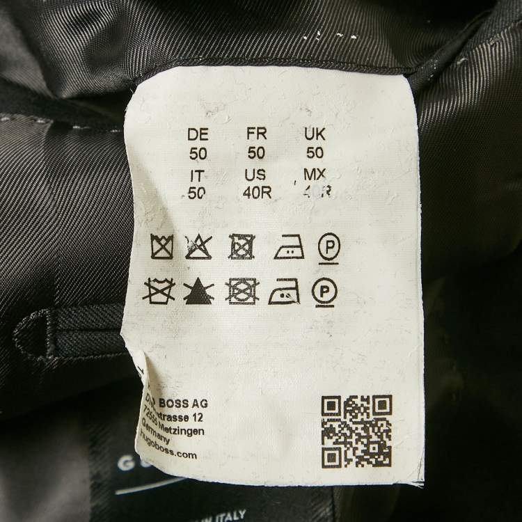 مملوكة مسبقًا Boss By Hugo Boss Grey Wool T-Harvers2 Blazer L