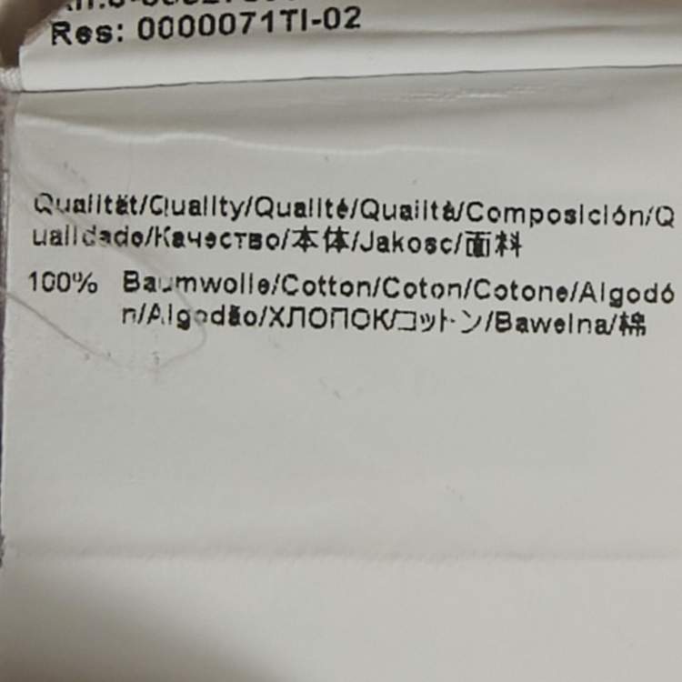 Pre Owned Boss By Hugo Boss White Cotton Slim Fit Shirt L