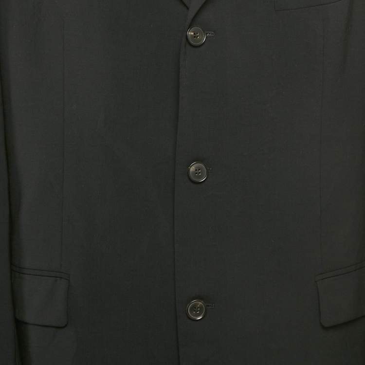 Pre Owned Boss By Hugo Boss Black Wool Gary Waters Blazer XL