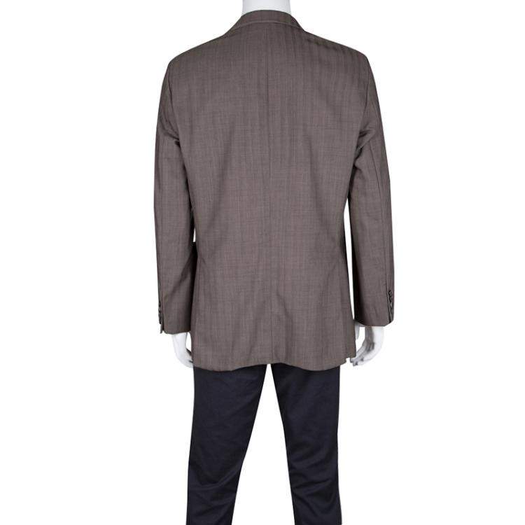 مملوكة مسبقًا Boss By Hugo Boss Grey Wool Pasolini/Movie Blazer M
