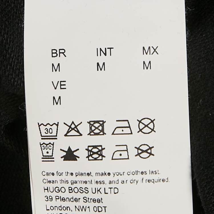 Pre Owned Boss By Hugo Boss Black Knit H Thompson T-Shirt M