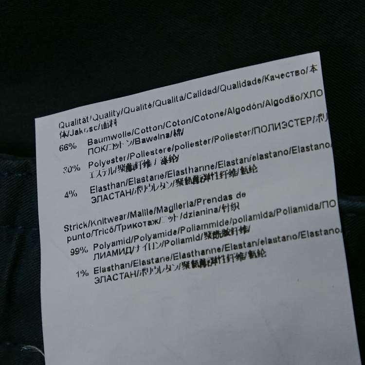 Pre Owned Boss By Hugo Boss Navy Blue Cotton Blend Relaxed Fit Joggers XXL