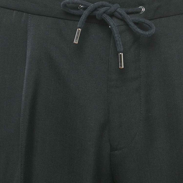 Pre Owned Boss By Hugo Boss Black Wool Blend Trousers  XL/Waist 36"