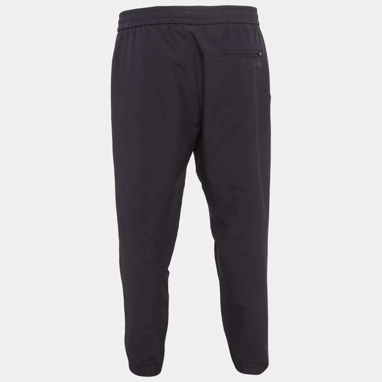 Pre Owned Boss By Hugo Boss Blue Synthetic T-Flex Pants L