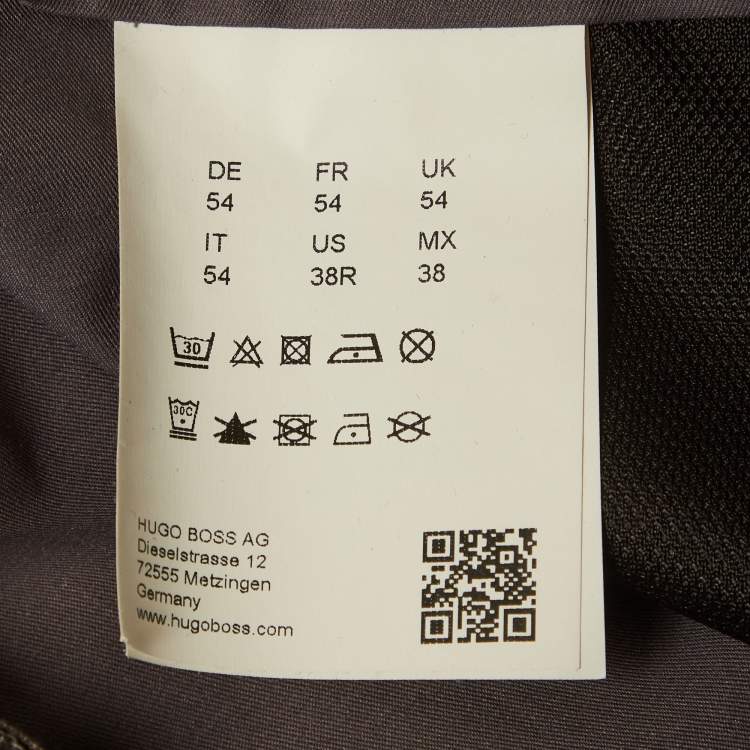 Pre Owned Boss By Hugo Boss Grey Technical Twill Spectre Shorts XXL