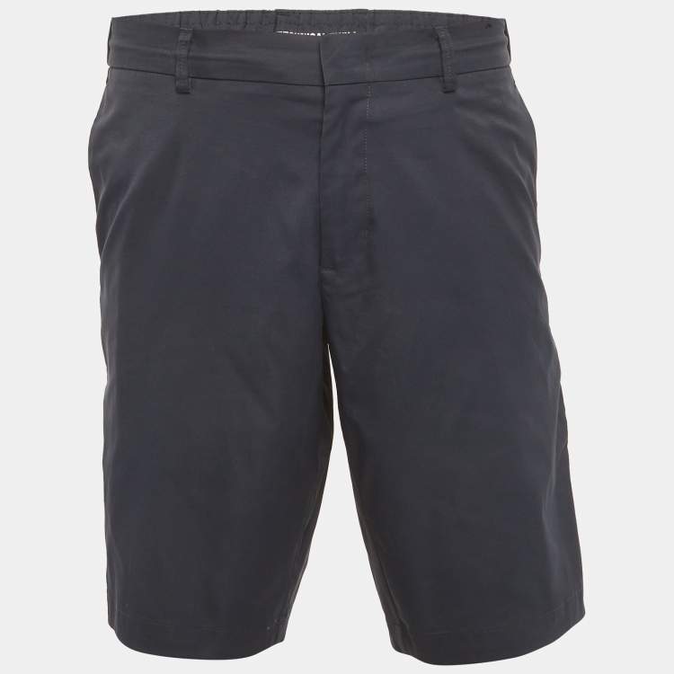 Pre Owned Boss By Hugo Boss Blue Technical Twill Litt Shorts XXL