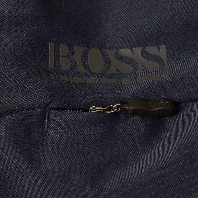 Pre Owned Boss By Hugo Boss Blue Technical Twill Litt Shorts XXL