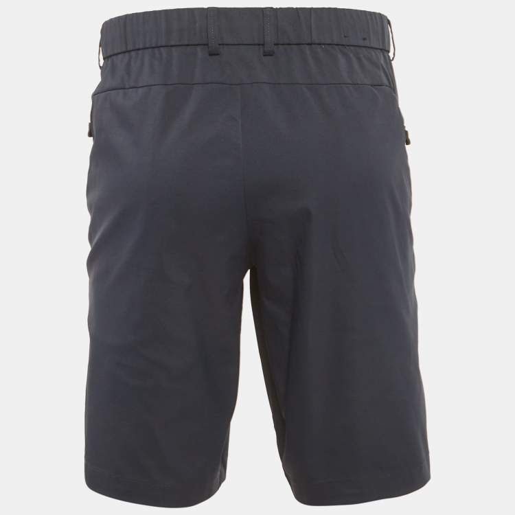Pre Owned Boss By Hugo Boss Blue Technical Twill Litt Shorts XXL