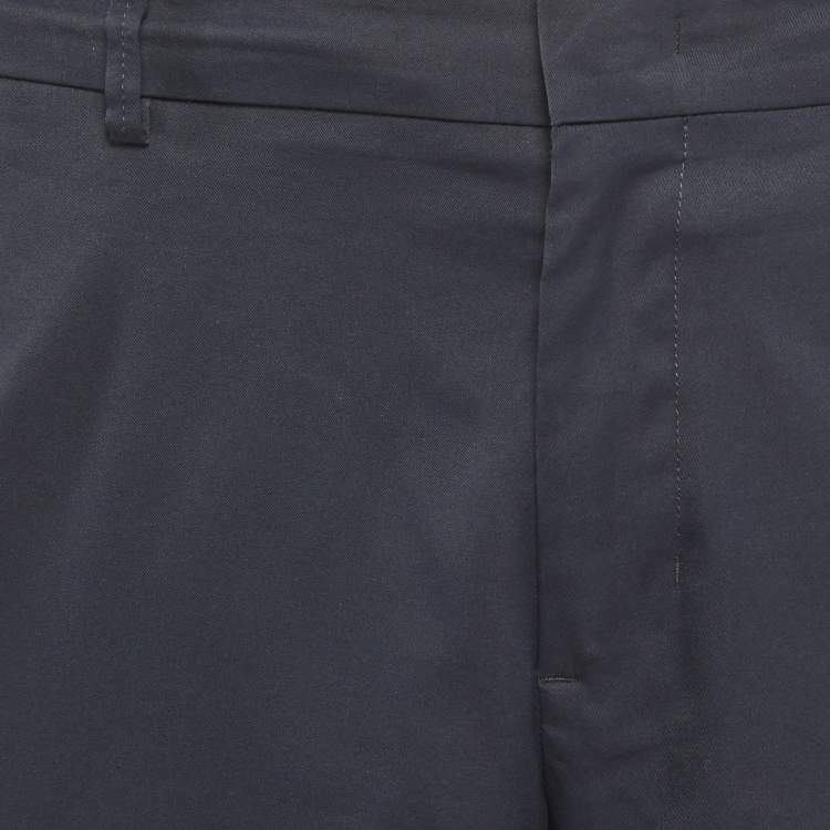 Pre Owned Boss By Hugo Boss Blue Technical Twill Litt Shorts XXL