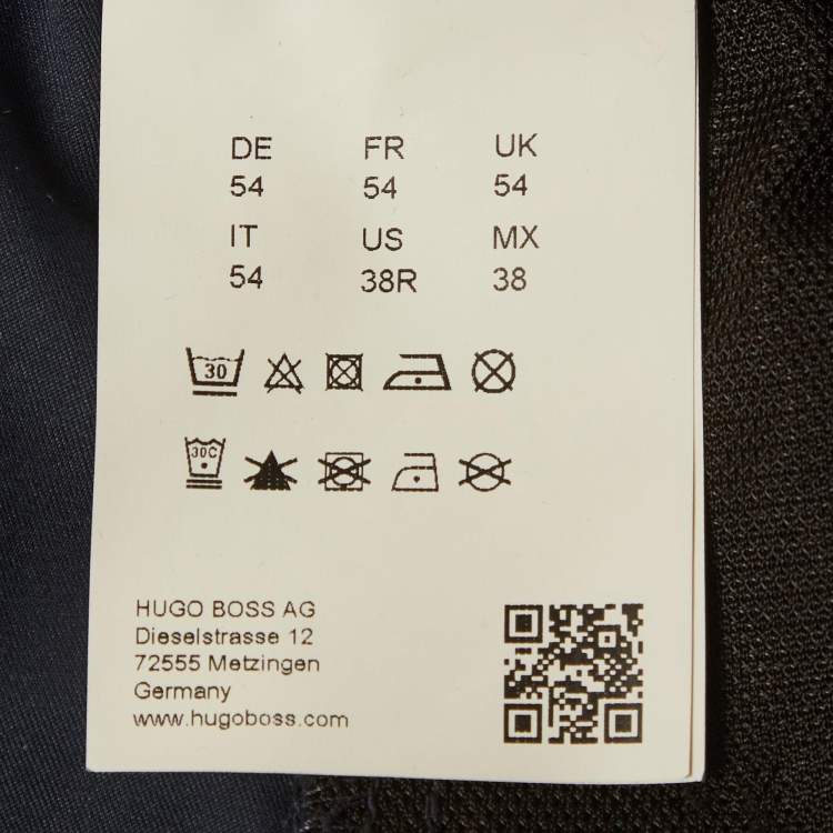 Pre Owned Boss By Hugo Boss Blue Technical Twill Litt Shorts XXL