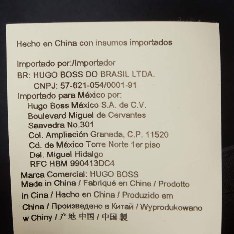 Pre Owned Boss By Hugo Boss Blue Technical Twill Litt Shorts XXL