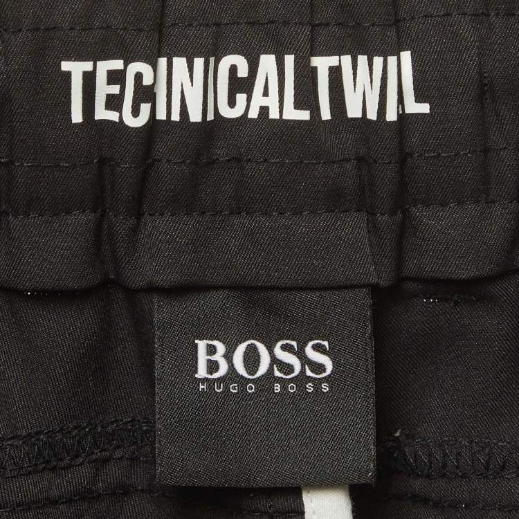 Pre Owned Boss By Hugo Boss Black Technical Twill Spectre Shorts XXL