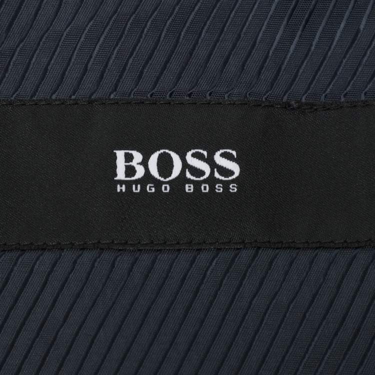 مملوكة مسبقًا Boss By Hugo boss Midnight Blue Virgin Wool Single Breasted Blazer XL
