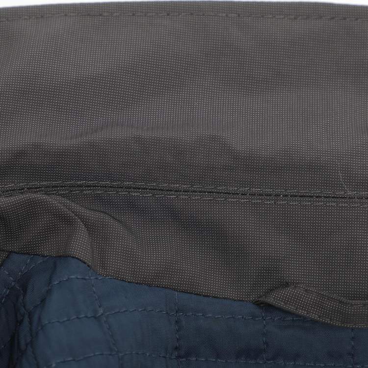 Pre Owned Boss By Hugo Boss Dark Grey Nylon Trench Coat XL