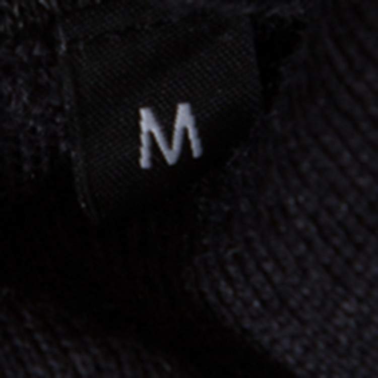Pre Owned Boss By Hugo Boss Grey Extra Fine Merino Wool Zip Detail Sweater M