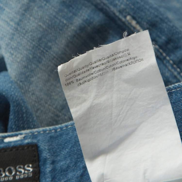 Boss By Hugo Boss Blue Denim Regular Fit Maine Jeans L Boss By Hugo Boss Tlc