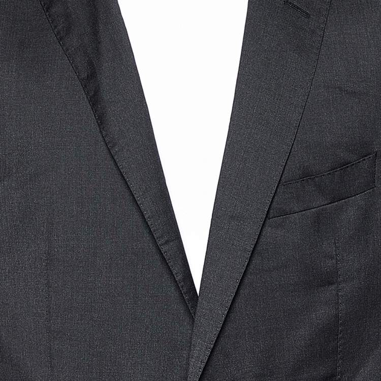 Pre Owned Boss By Hugo Boss Black Wool T-Howard4/Court5 Blazer XXL