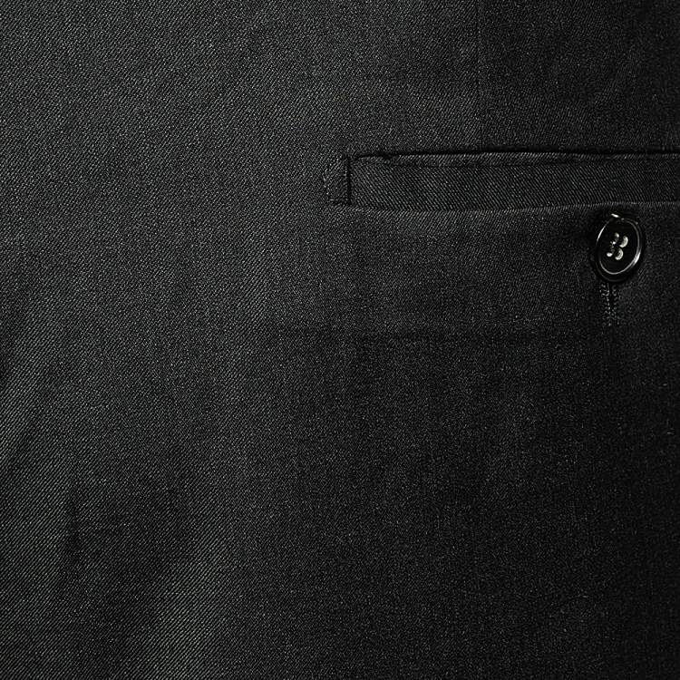 Pre Owned Boss By Hugo Boss Black Wool T-Howard4/Court5 Pants XXL
