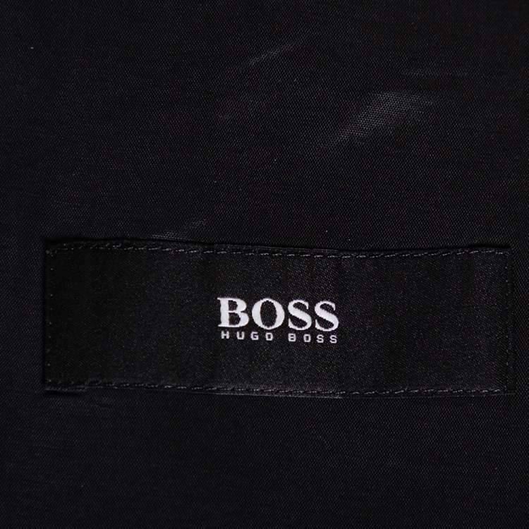 Pre Owned Boss By Hugo Boss Grey Wool Huge4/Geniue3 Single Breasted M