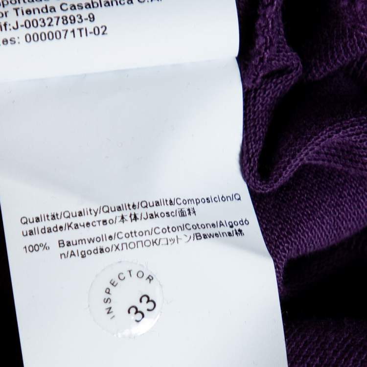 مملوكة مسبقًا Boss By Hugo Boss Purple Cotton Pique Slim Fit Prime Polo T-Shirt 3XL