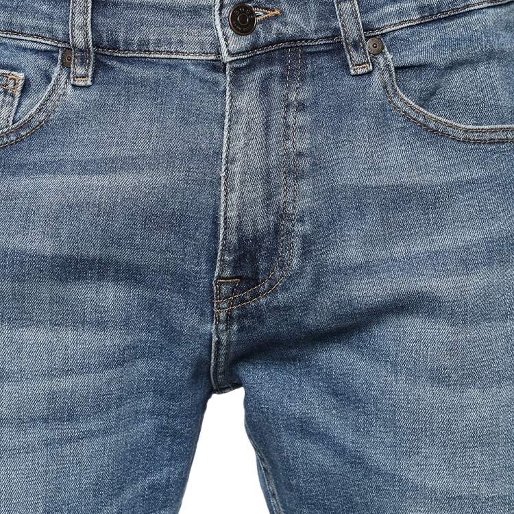 Pre Owned Boss By Hugo Boss Blue Denim Delaware Slim Fit Jeans L