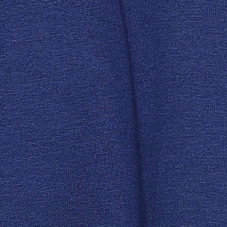 Pre Owned Boss By Hugo Boss Blue Cotton Zip Front Jacket XXL