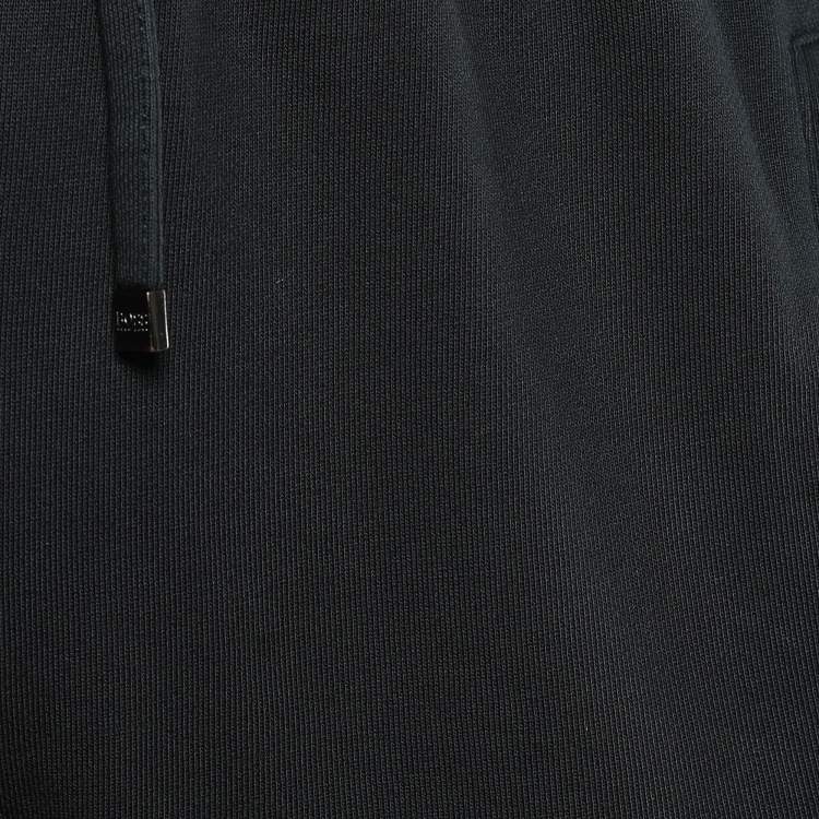 Pre Owned Boss By Hugo Boss Navy Blue Cotton Jogger Pants XL