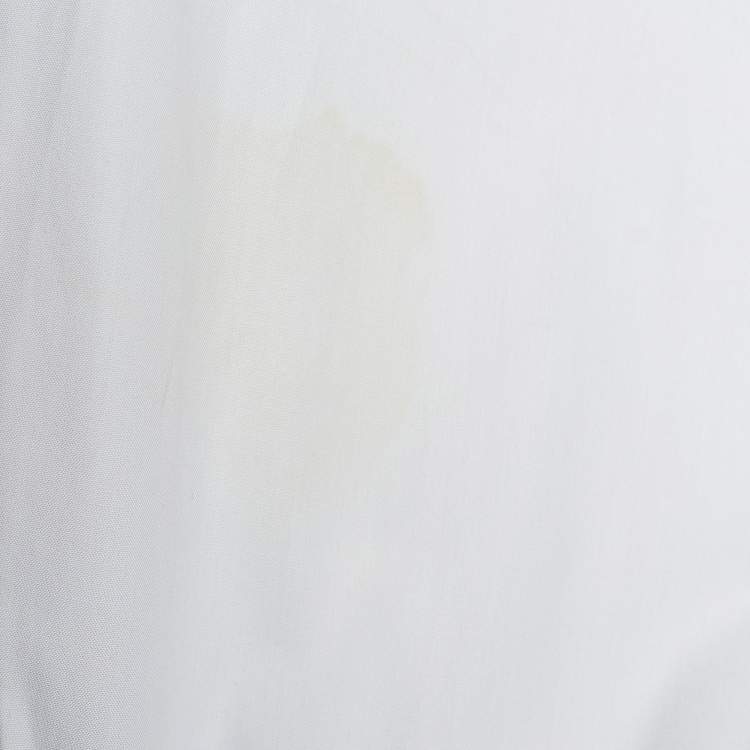 Pre Owned Boss By Hugo Boss White Cotton Double Cuff Jant Slim Fit Shirt XL