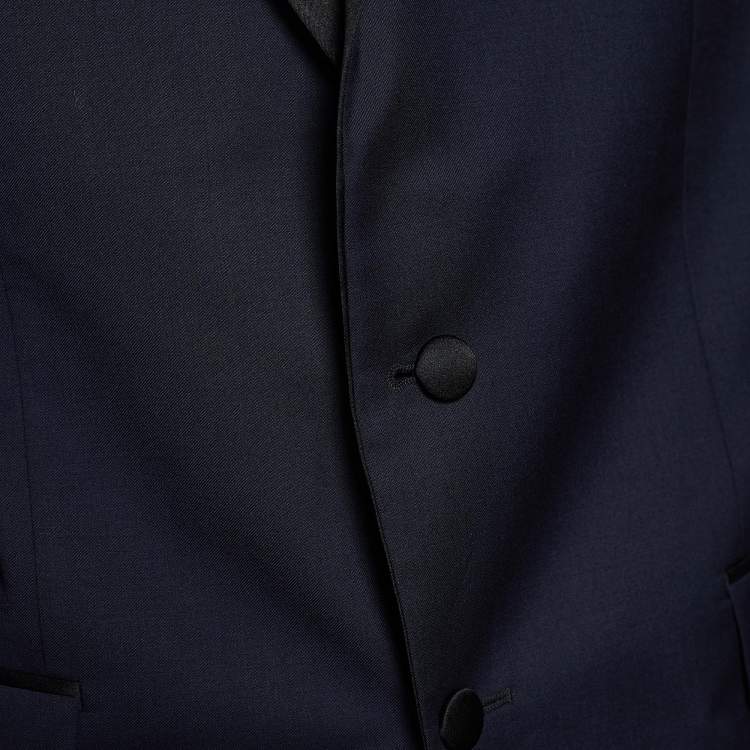 Pre Owned Boss By Hugo Boss Navy Blue Wool Hence Cyl/Gilan Cyl Tuxedo Suit XXL