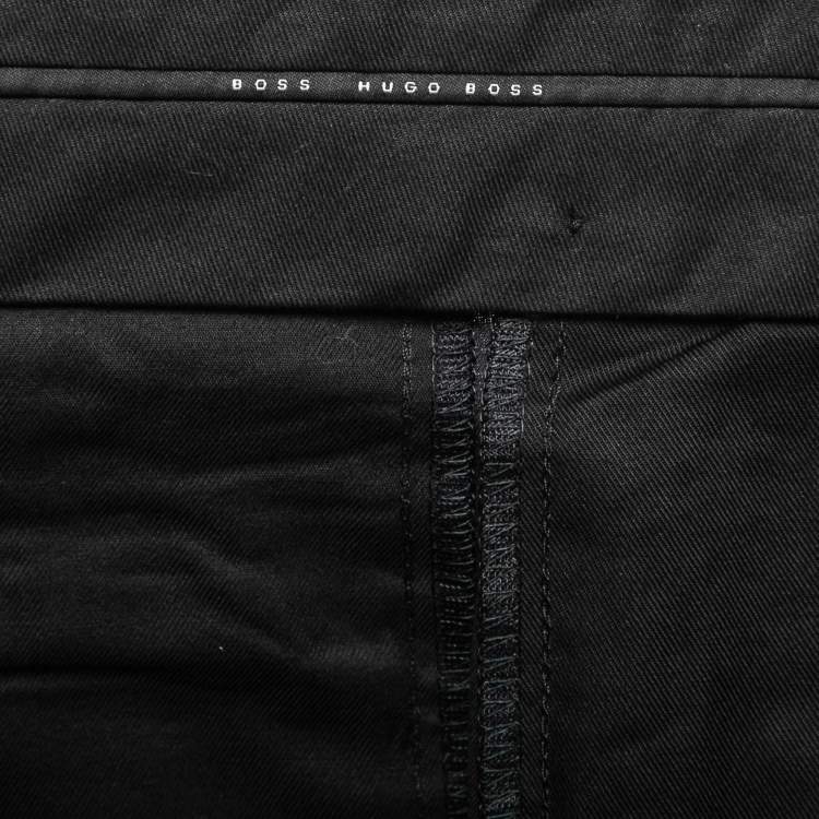 Pre Owned Boss By Hugo Boss Black Wool Single-Breasted Pasolini1/Movie1 Suit 3XL    