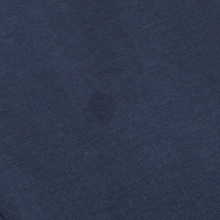 Pre Owned Boss By Hugo Boss Navy Blue Logo Print Knit Salbo Circle Sweatshirt L