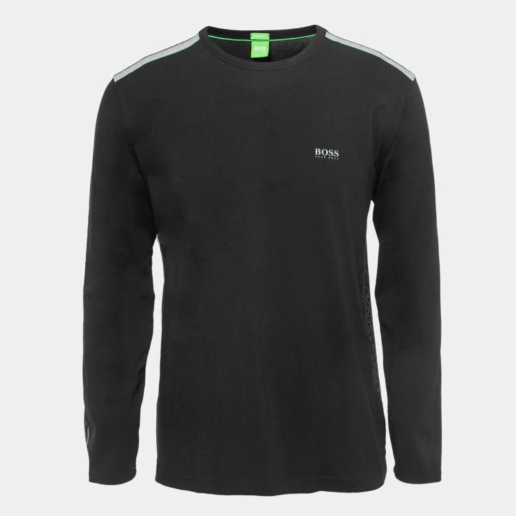 Hugo boss black sale long sleeve shirt